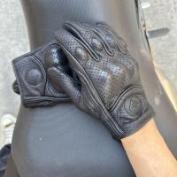 Guantes De Motocicleta De Cuero Genuino De Oveja Para Hombre Guantes De Carreras Y Motocross Transpirables Para Ciclismo Y Motociclistas - details 9