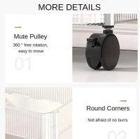 Carro De Acrílico Con Ruedas Ecológico De Tres Capas Para Almacenamiento En Sala De Estar Baño Capacidad Grande Organizador De Cosméticos Para Cocina Y Dormitorio - details 18