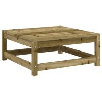 vidaXL Taburete de jardín madera maciza de pino 70x70x30 cm Pino natural, Pino blanco, Marrón pino Conjunto Terraza Muebles Jardín Exterior Juego de Muebles de jardín Mueble Jardín Exterior Muebles de Salon Exterior - details 2