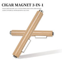 Herramienta De Arte De Uñas 3 En 1 Multifuncional Con Ojo De Gatito Fuerte Mango De Madera Cilíndrico UV Gel Doble Cabeza Magnética - details 6