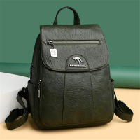 Mochila De Cuero Genuino Para Mujer 2024 Alta Calidad Vintage Bolso De Viaje Escolar Para Niñas Bolsa De Hombro Arco Iris - details 18