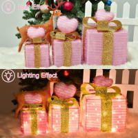 Caja De Regalo Forma De Corazón Rosa Con Luz Para Decoración De Bodas Y Fiestas Decoración De Dormitorio Arreglo De Ambiente! - details 5