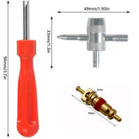 Herramienta De Remoción De Válvula De Neumático De Cobre Para Coche Bicicleta Motocicleta Con Válvula De Rueda Accesorios De Automóvil Herramienta De Limpieza Y Reparación - details 0