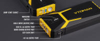 VTOMAN V10 PRO 4500A Arrancador de Coche, con Luces LED, Carga Rápida Tipo C, para Vehículos de 12V - details 4