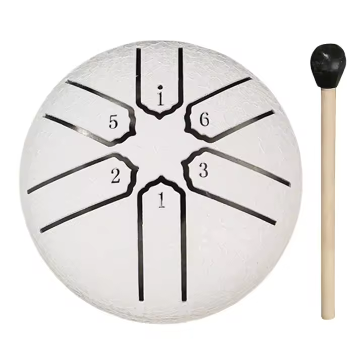 Bombo De Lengua De Acero De 3 Pulgadas 6 Tonos Instrumento De Percusión Para Yoga Y Meditación Con Palo De Tambor Mini Handpan Para Exteriores - 1