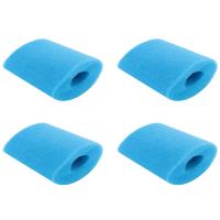 Esponja de cartucho de filtro de piscina, herramienta de limpieza de bañera de hidromasaje lavable, reutilizable, tipo H, 4 paquetes - details 0