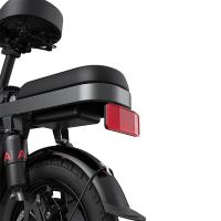 ENGWE T14 Bicicleta Eléctrica Plegable con Neumático de 14 Pulgadas, Motor sin Escobillas de 250W, Batería de 48V 10Ah, 25 km/h, velocidad máxima de 80km, Amortiguador triple, Freno de disco mecánico, rueda libre de 7 velocidades - Blanco - details 9