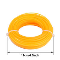 LUSQI Línea De Tijeras De Grama Cuadrada 20m*2mm Nylon Para Cortacésped Accesorio De Cabeza De Hoja De Motosierra - details 1