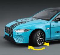 Jaguar XE SV PROJECT 8 Escala 1:18 Coche De Metal Diecast Con Sonido Y Luz Vehículo Coleccionable Para Niños Regalo De Cumpleaños - details 7