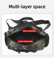 Chaleco Táctico Para Hombre Mochila Deportiva Grande Para Caza Pesca Y Camping Bolsa De Cintura Molle Multifuncional De Oxford - details 6