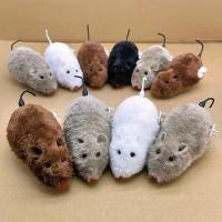 Juguete Interactivo De Peluche Ratoncillo Para Gatos Y Perros Mecánico Para Juegos Y Diversiones Tamaño 1/5pcs Material PP Algodón - details 2