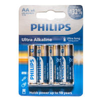 Philips Ultra Alkaline Pilas Alcalinas AA LR6E4B/10 1.5V en Pack de 4 Unidades - details 0