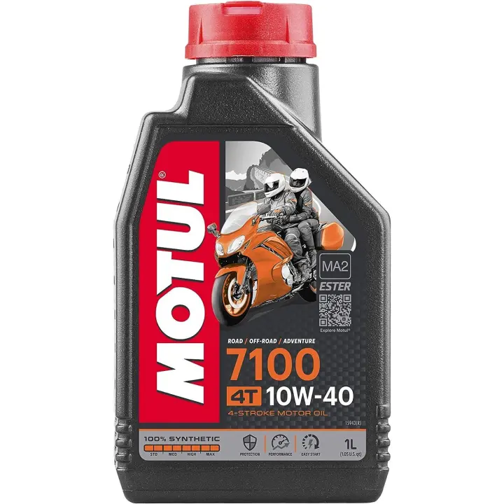 MOTUL  7100 10W40 4T Lubricante para moto 100% sintético - 1