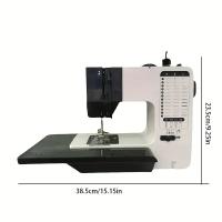 Mini máquina de coser, fácil de transportar, versátil, con 38 patrones de puntadas, adecuada para coser ropa, cortinas, almohadas y muñecas, para satisfacer sus diversas necesidades diarias de costura - details 1