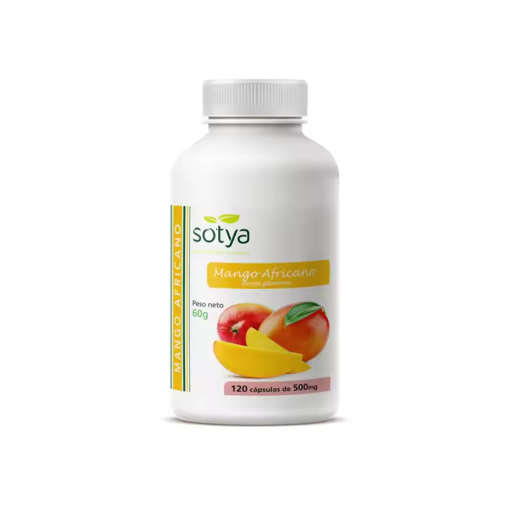 Mango Africano Sotya 500mg 120 Cápsulas - Supresor del Apetito - 1