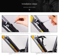 Bomba De Bicicleta De Aluminio Para Rutas Y Montañas Con Tubo Portátil Y Medidor De Presión Aire Para Neumáticos De Bicicleta Accesorios De Ciclismo - details 15