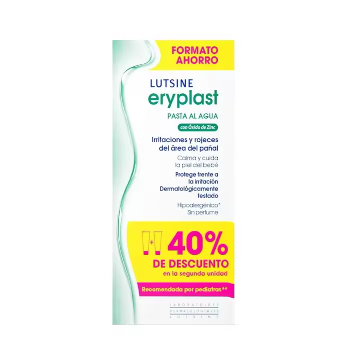 LUTSINE E45 Eryplast Pasta al Agua DUPLO 2x75g ✅ Entrega 24/72h - 1