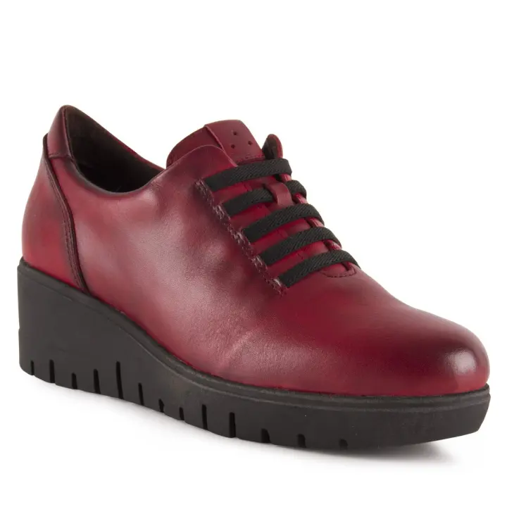 Zapatos de Piel con Cuña para Mujer Barritas - Diseño Elegante y Cómodo - 1