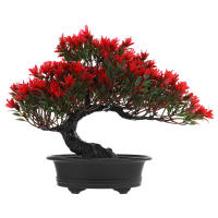 Árbol De Pino Simulación Bonsái Artificial Para Decoración Interior Planta Verde Artificial Para Escritorio Y Hogar - details 0