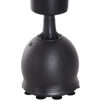HOMCOM Saco de Boxeo de Pie 165 cm con Base Rellenable de Agua 22,5 kg o Arena 27,5 kg y Ventosas de Goma para Adultos y Niños 50x50x165 cm Negro - details 4