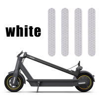 Juego De 4 Pegatinas Reflector Eficientes Para Ruedas Delanteras Y Traseras De Scooter Eléctrico Ninebot Max G30 Cubierta Protectora Antipolvo - details 2