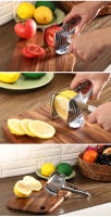 Cortador De Frutas Y Verduras De Acero Inoxidable Mano Herramienta De Cocina Portátil Para Naranja Limón Tomate Cebolla Cortador De Alimentos Eco-amigable - details 7