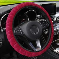 Cubierta De Volante De Coche Universal 37-39cm Invierno Suave Cálido Plush Decoración Interior Automóvil Accesorios - details 7