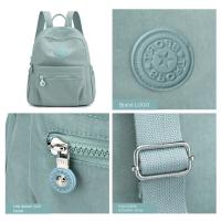 Mochila Pequeña Para Mujer Casual Gran Capacidad Bolso De Hombro Versátil Ligero Mini Rucksack Impermeable Resistente Al Desgaste Para Viaje - details 5
