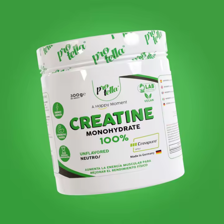 Protella Creatina Creapure Neutra para Aumento de Fuerza y Rendimiento Físico - 1