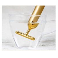 24K Cara Eléctrica Varilla Adelgazante Palo Dorado en Forma de T Masajeador Facial de Elevación y Apriete de La Pelo de Belleza Eléctrica - details 2