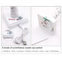Lámpara De Ramas De Sauce 192LED Con Batería Y USB Dual Uso 8 Modos Luz De Árbol DIY Para Decoración De Hogar Navidad Cumpleaños Bodas Fiesta - details 9