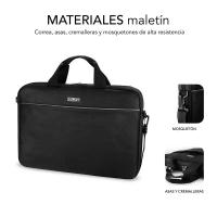 Maletín + Ratón Inalámbrico Subblim Select Pack para Portátiles hasta 15.6"/ Cinta para Trolley/ Negro - details 2