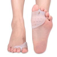 Corrector De Dedos Del Pie Gel De Silicio Protector De Quemar Ortopédico Doble Unidad Tamaño 4*3cm Para Pedicura Y Cuidado Del Pie - details 0
