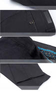 Pantalones Casuales Para Hombre RIYBEOE Verano Otoño Primavera Estilo Formal Recto Color Sólido Diseño Plano Gruesos Para Oficina Y Negocios - details 13