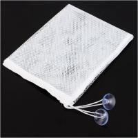 Organizador De Baño Para Bebés Con Fuertes Copos De Vaciado Sujeción En Blanco Malla Cuadrada De Red Para Almacenamiento De Productos Y Ropa En La Ducha - details 5
