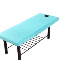 Sábana De Masaje De Color Puro Con Banda De Goma Para Cama De Belleza Universal Sábana De Terapia SPA De Poliéster/Celulosa Para Adultos - details 11