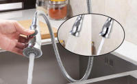 Grifo en espiral extraíble de 2 modos, cabezal rociador, grifo de cocina, grifo de baño, ducha, accesorio de repuesto para ducha de mano - details 0