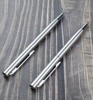 Bolígrafo De Bola De Acero Inoxidable Portátil 0.7mm Tinta Negra Azul Recargable Mini Metal Para Oficina Y Escuela Suministros De Papelería - details 1