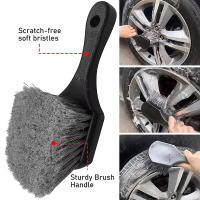 Cepillo De Limpieza Para Ruedas Y Neumáticos De Coche Herramientas De Detalle Con Toalla Universal Accesorios Automotrices - details 5