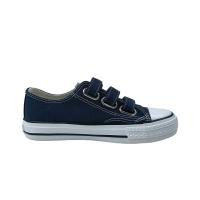 ANDY-Z AN1007 Blanco Zapatillas De Lona  con velcro  con puntera de goma para niño y niña - details 4