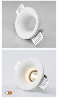Lámpara De Tubo De Yeso Integrado GU10 LED Antirreflejo Sin Marco Para Iluminación De Techo Sala De Estar Dormitorio Pasillo - details 12