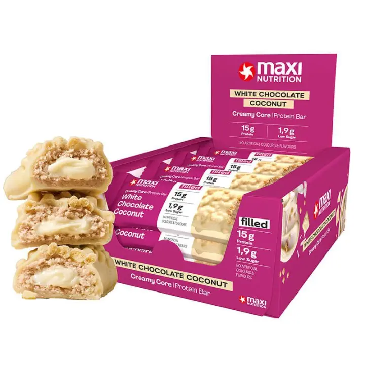 Maxi Nutrition Barrita con Relleno Cremoso de Proteína de Chocolate Cookie Milk - 1