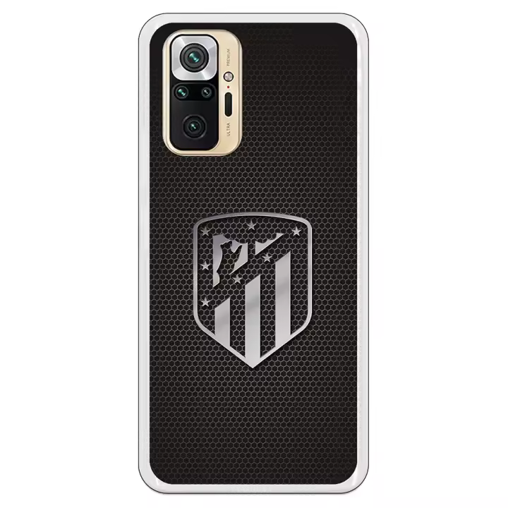 Funda original compatible con Xiaomi Redmi Note 10 Pro/Pro Max - Atlético de Madrid Escudo Plata - 1