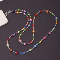 Lanyard Para Móvil De Forma Especial Y Colorida Con Cuentas De Corazón Estrellas Mariposa Hecho De Algodón Para Adultos Unisex - details 0