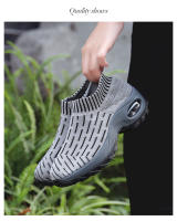 Zapatillas Deportivas Casuales Para Mujer 2024 Suela Gruesa Con Almohadilla Aire Tacón Inclinado Zapatos De Moda Para Mamá Zapatos Transpirables Y Elevados - details 14