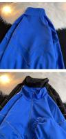 Chaqueta De Hombre Oversized Para Calle Moda Otoño Cremallera Abierta Estilo Casual Ajuste Suave Impermeable Tops Todas Las Camisas - details 4