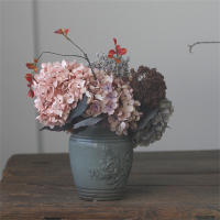 Ramo De Flores Artificiales De Algodón Para Boda Decoración De Vaso De Hydrangea De Otoño Para Hogar Navidad Decoración De Casamiento - details 4