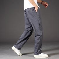 Pantalones Casuales Para Hombre algodónStretchable WaistCargosTallas GrandesVerde MilitarNaranja Café NegroTodas Las Estaciones - details 1