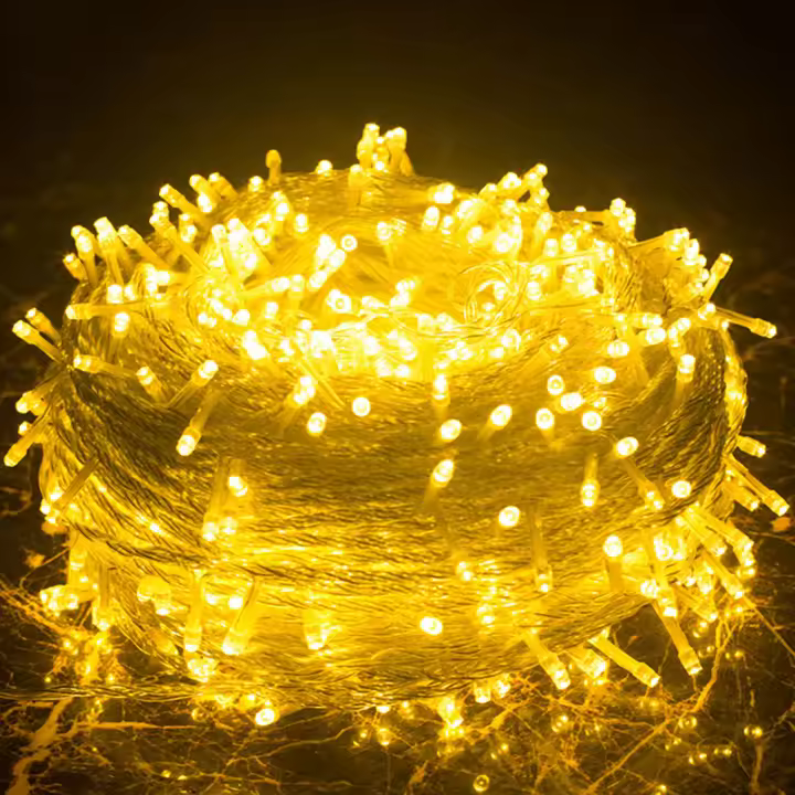 Luces De Navidad LED De 3-100M Para Interior Y Exterior Garland De Luces Para Bodas Árboles Y Fiestas De Vacaciones Decoración Con Pilas USB O Enchufe Multicolor Blanco Cálido Azul - 1