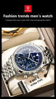 Reloj De Hombre POEDAGAR Militar Moda Resistente Al Agua Con Luminiscencia Y Fecha Cronógrafo Acero Inoxidable Lujo Quartzo Reloj De Pulsera - details 15